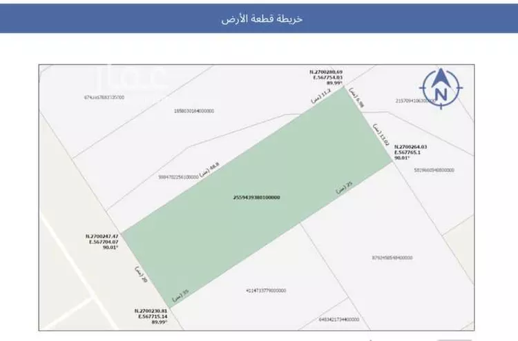 أرض للبيع في شارع موسى بن حزام الترمذي, حي الروابي, مدينة المدينة المنورة, منطقة المدينة المنورة صورة 2