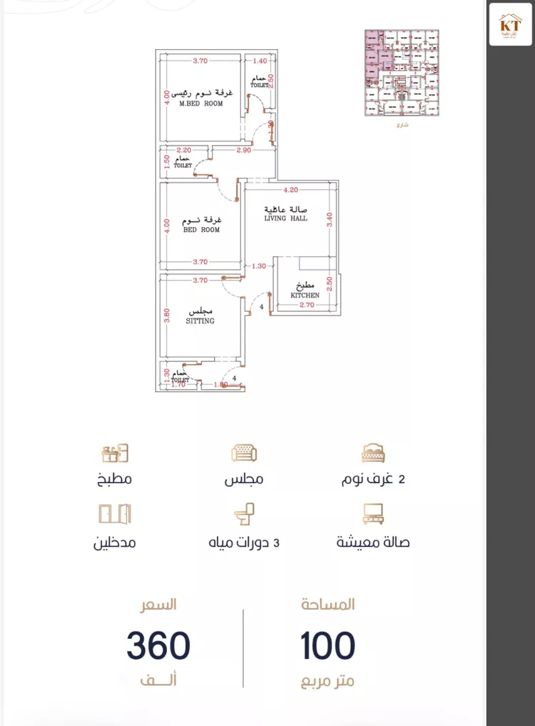 شقة للبيع في شارع أبي الغنائم الحسيني, حي الربوة, مدينة جدة, منطقة مكة المكرمة 6