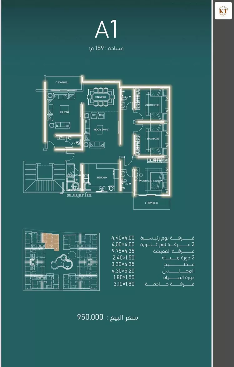 شقة للبيع في شارع البثنة, حي الفيحاء, مدينة جدة, منطقة مكة المكرمة صورة 2