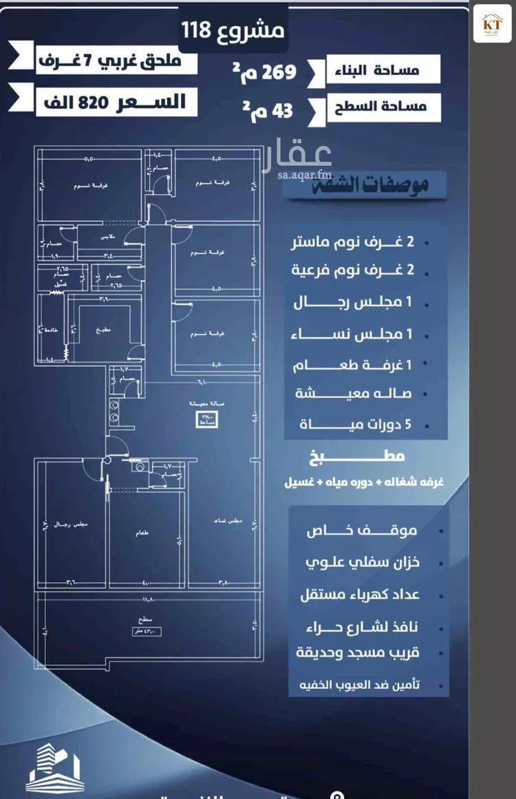 شقة للبيع في شارع احمد الرقيمي, حي النزهة, مدينة جدة, منطقة مكة المكرمة صورة 3