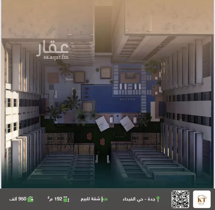 شقة للبيع في شارع البثنة, حي الفيحاء, مدينة جدة, منطقة مكة المكرمة