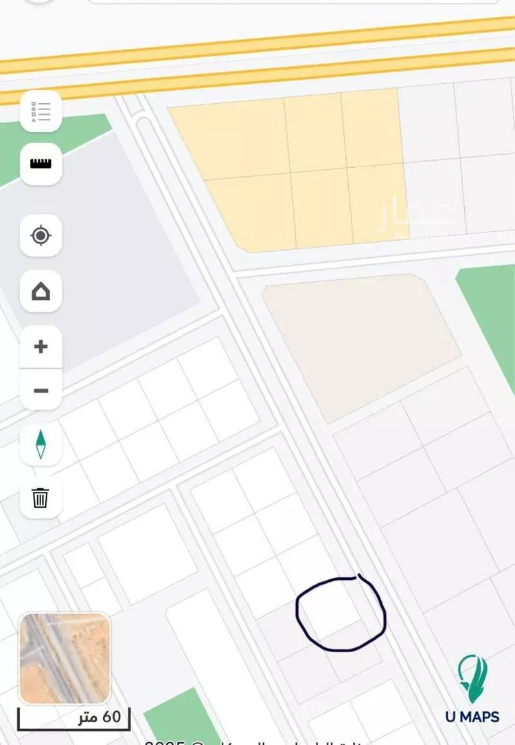 أرض للبيع في شارع حراء ، القصب ، شقراء صورة 2