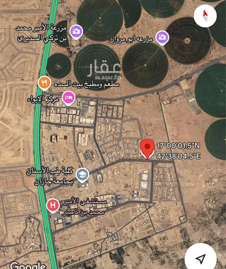 أرض للبيع في حي الروابي, مدينة جازان, منطقة جازان