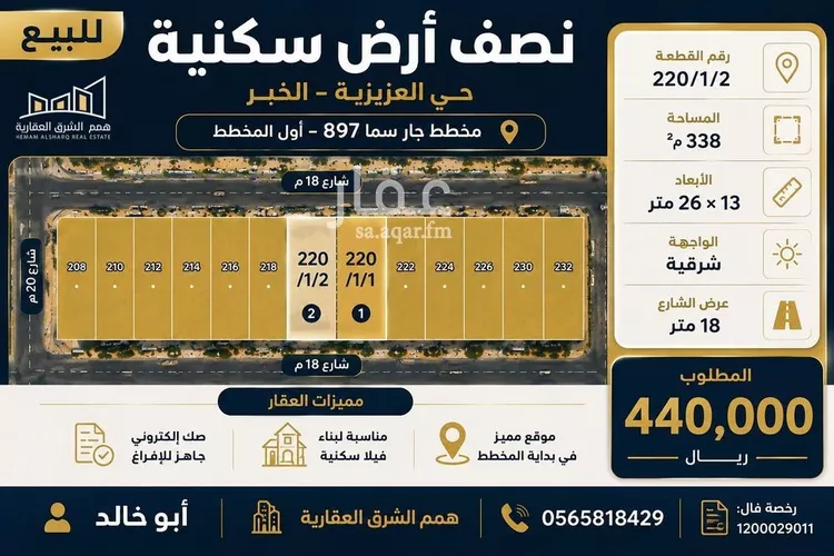 Land for Sale in Al Khobar Al Lulu
