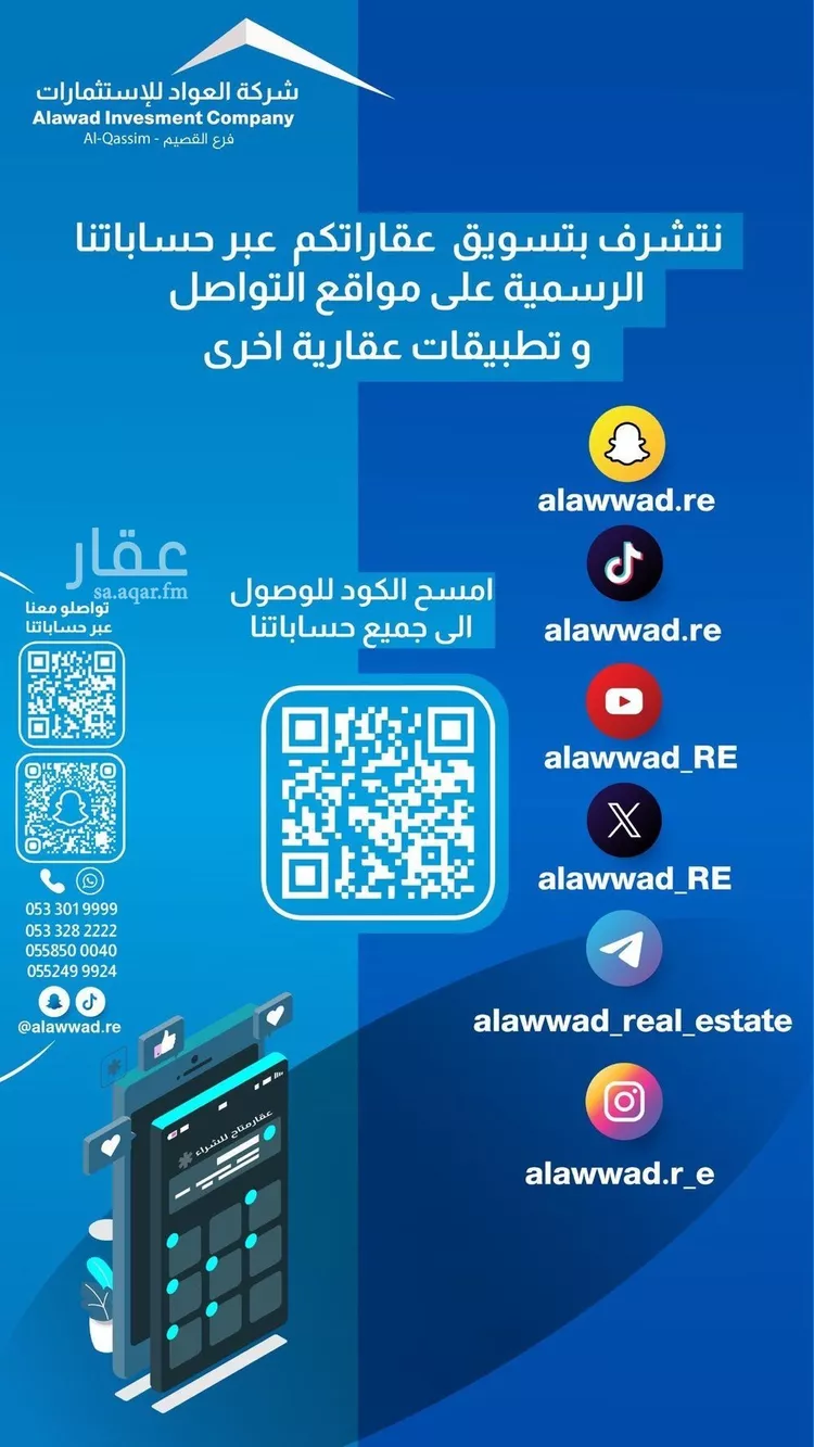 شقة للبيع في شارع الامير عبدالعزيز بن مساعد بن جلوي, حي الروضة, مدينة بريدة, منطقة القصيم صورة 2