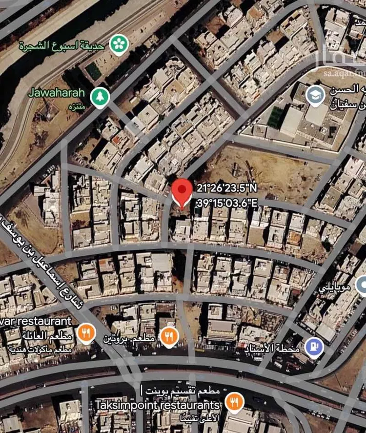 أرض للبيع في شارع محمد بن أحمد المنوفي, حي الجوهرة, مدينة جدة, منطقة مكة المكرمة