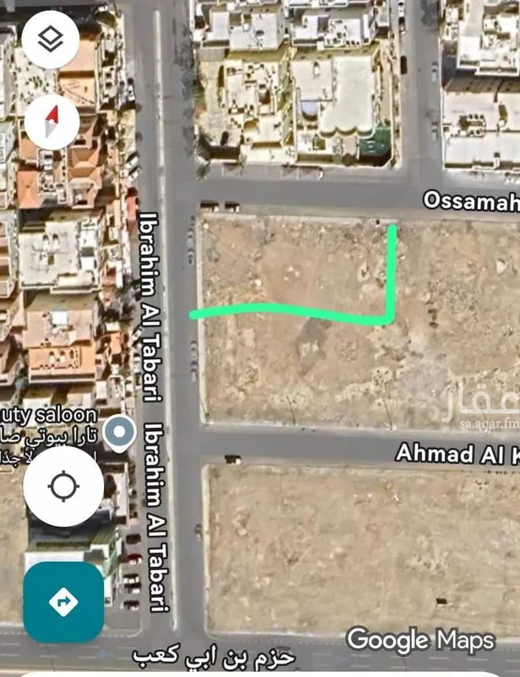 أرض للإيجار في شارع احمد الكتاني, حي أبحر الجنوبية, مدينة جدة, منطقة مكة المكرمة