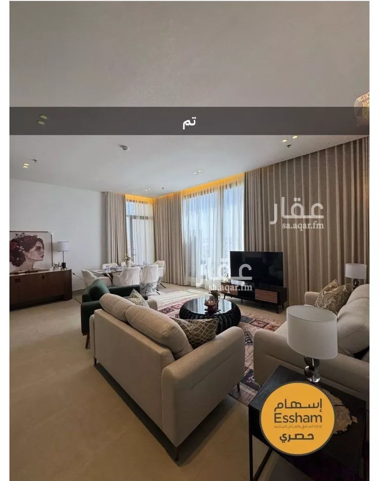 شقة للإيجار في شارع الامير عبدالعزيز ابن فهد ابن عبدالعزيز, حي الحزام الذهبي, مدينة الخبر, المنطقة الشرقية صورة 2