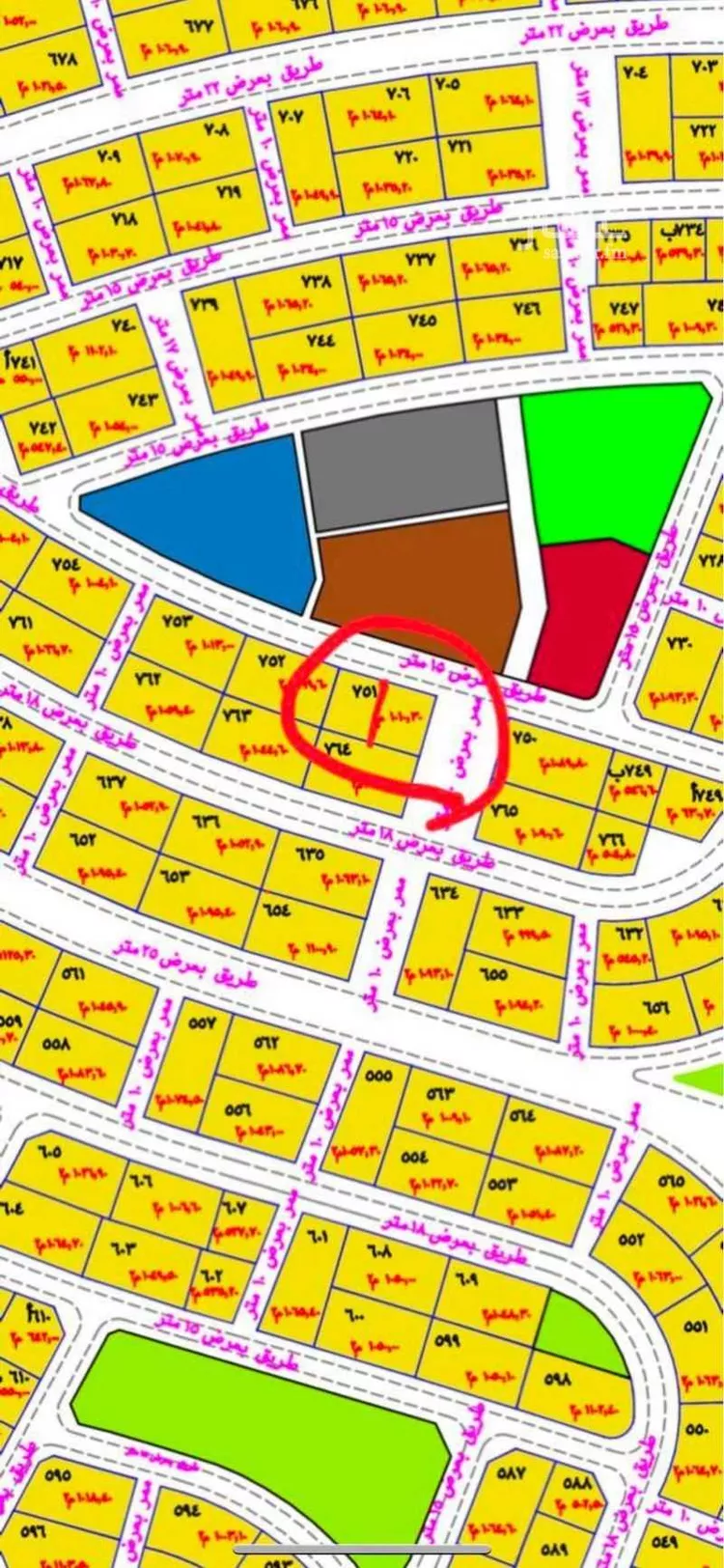 أرض للبيع في حي الأندلس 2, مدينة جازان, منطقة جازان صورة 3