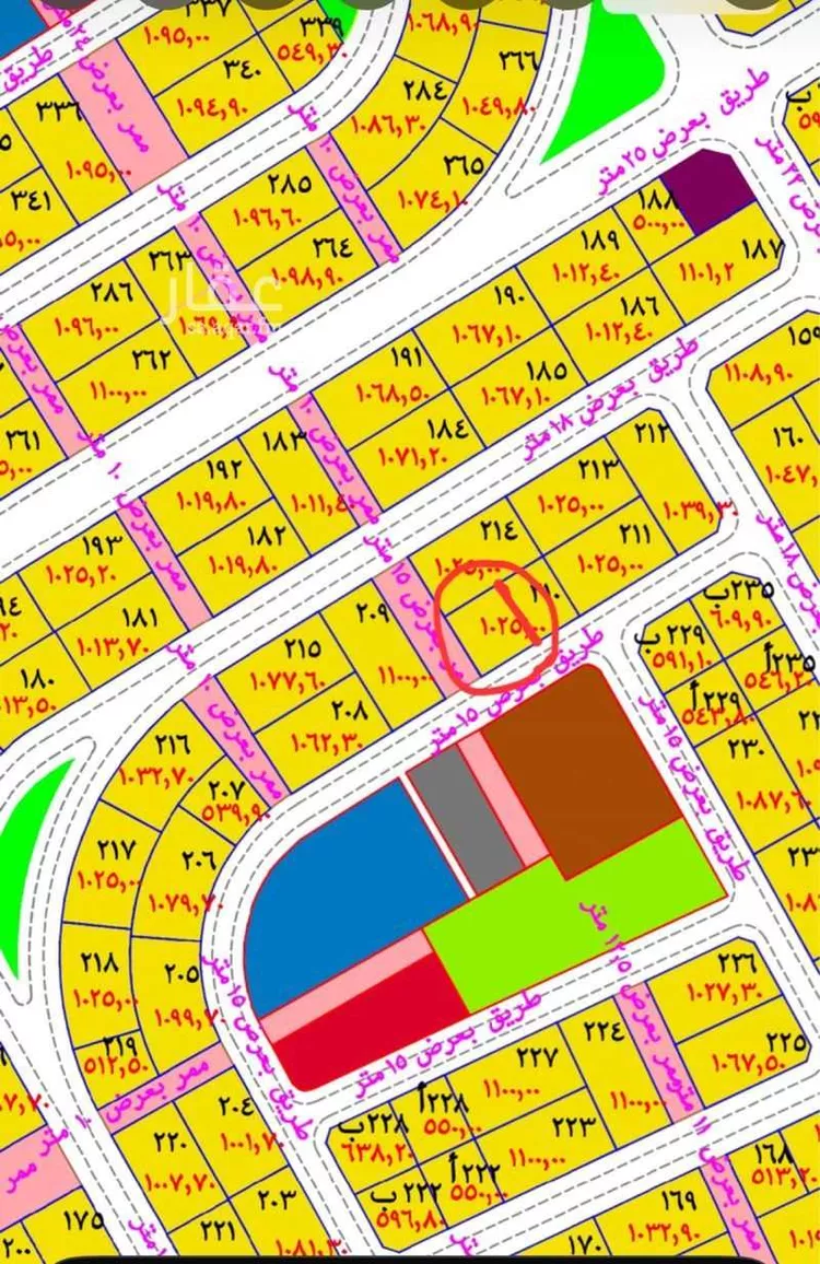 أرض للبيع في شارع 15—15, حي القدس 1, مدينة جازان, منطقة جازان