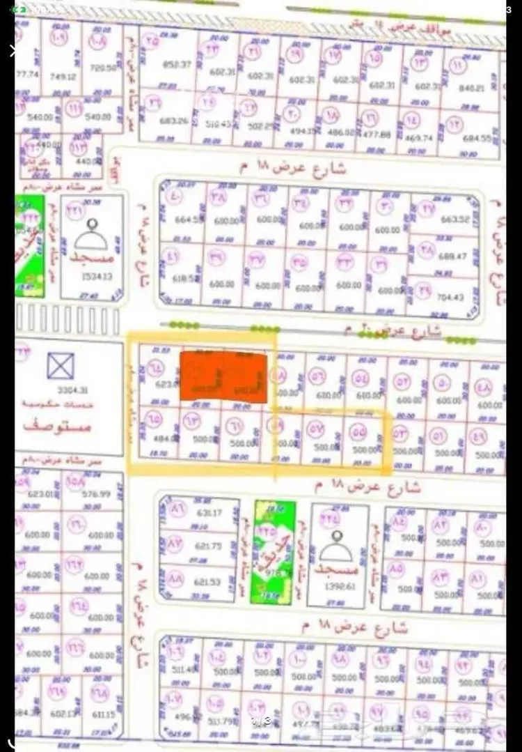 أرض للبيع في حي ج11, مدينة بقعاء, منطقة حائل