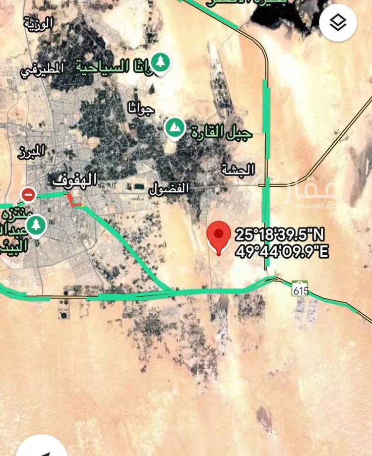 أرض للبيع في حي هجر الثامن, مدينة الاحساء, المنطقة الشرقية