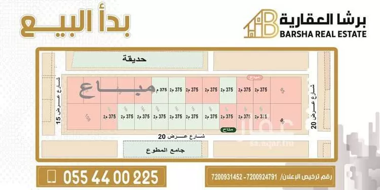أرض للبيع في شارع نفجان, حي القدس, مدينة الرياض, منطقة الرياض صورة 2