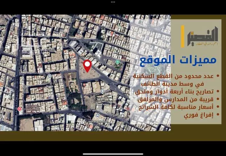 أرض للبيع في حي نخب, مدينة امارة منطقة مكة المكرمة - الطائف, منطقة مكة المكرمة صورة 4