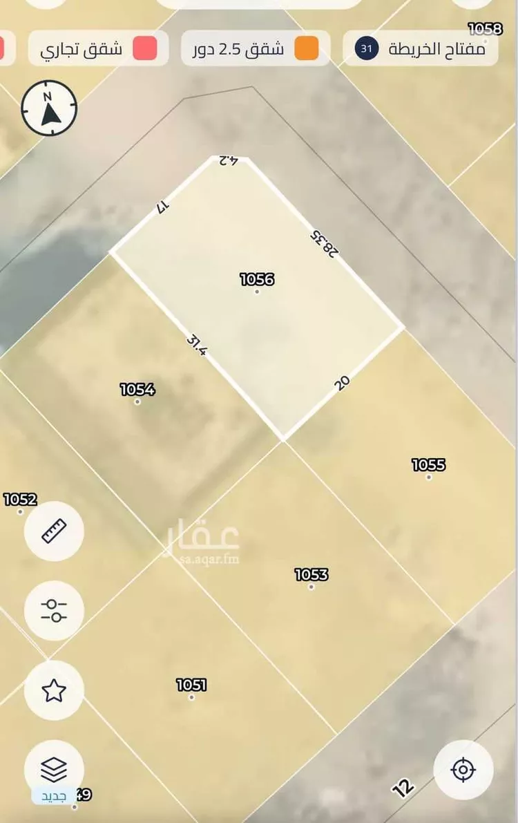 أرض للبيع في شارع مزدلفه, حي الرياض, مدينة جدة, منطقة مكة المكرمة صورة 2