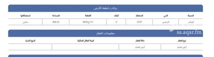 أرض للبيع في شارع علي بن الحسن الريحاني, حي النرجس, مدينة الرياض, منطقة الرياض صورة 2