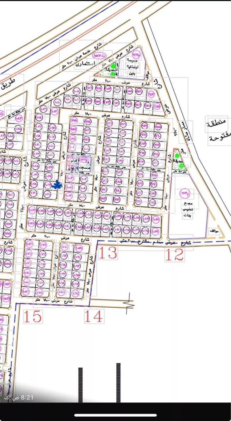 أرض للبيع في حائل ، منطقة حائل