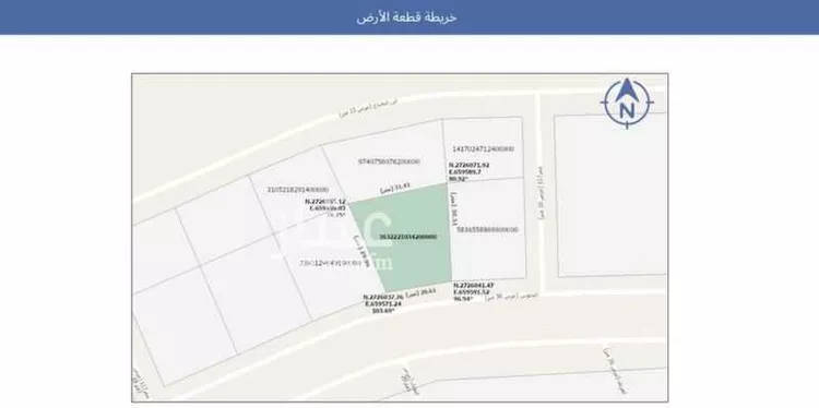 أرض للبيع في شارع الفانوس, حي ظهرة لبن, مدينة الرياض, منطقة الرياض صورة 2