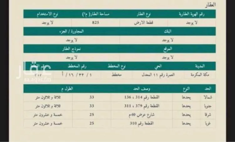 أرض للإيجار في شارع ام المؤمنين خديجة بنت خويلد, حي حي العقبة الشمالي, مدينة مكة المكرمة, منطقة مكة المكرمة