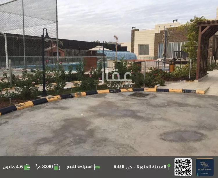 استراحة للبيع في شارع صيفى بن ابى عامر, حي سد الغابة, مدينة المدينه المنوره, منطقة المدينة المنورة