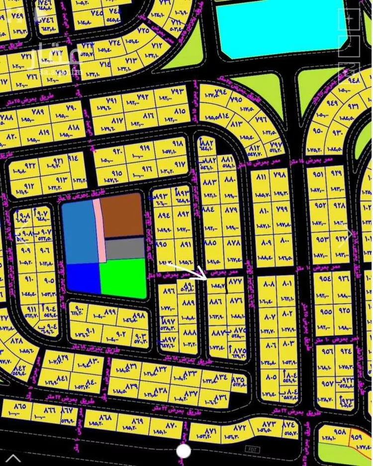 أرض للبيع في شارع شارع 15, حي الناصرية 5, مدينة جازان, منطقة جازان صورة 2