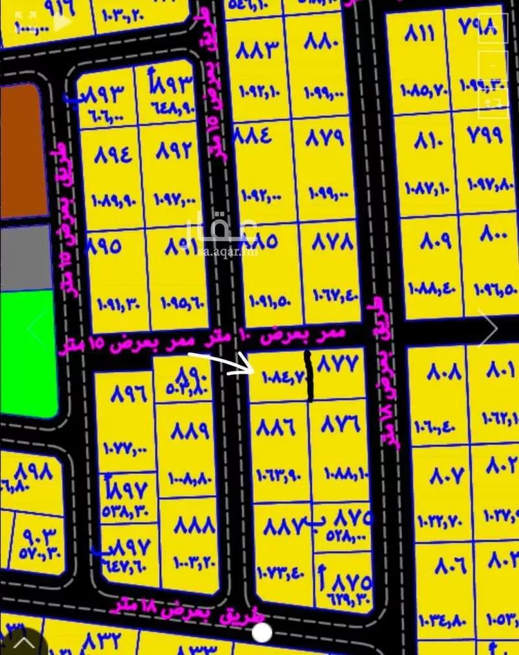 أرض للبيع في شارع شارع 15, حي الناصرية 5, مدينة جازان, منطقة جازان صورة 3