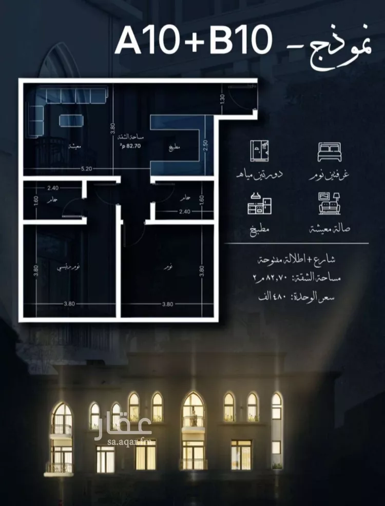 شقة للبيع في شارع احمد الغزاوى, حي الحمراء, مدينة جدة, منطقة مكة المكرمة صورة 2