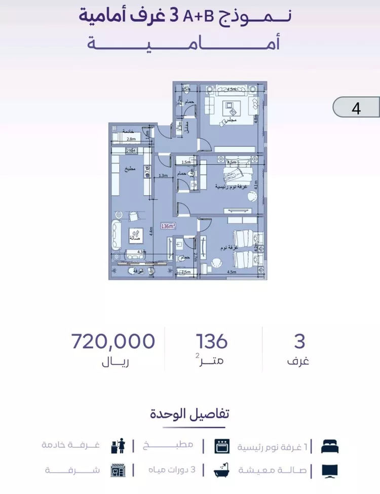 شقة للبيع في شارع خضر افندي, حي الزهراء, مدينة جدة, منطقة مكة المكرمة صورة 5