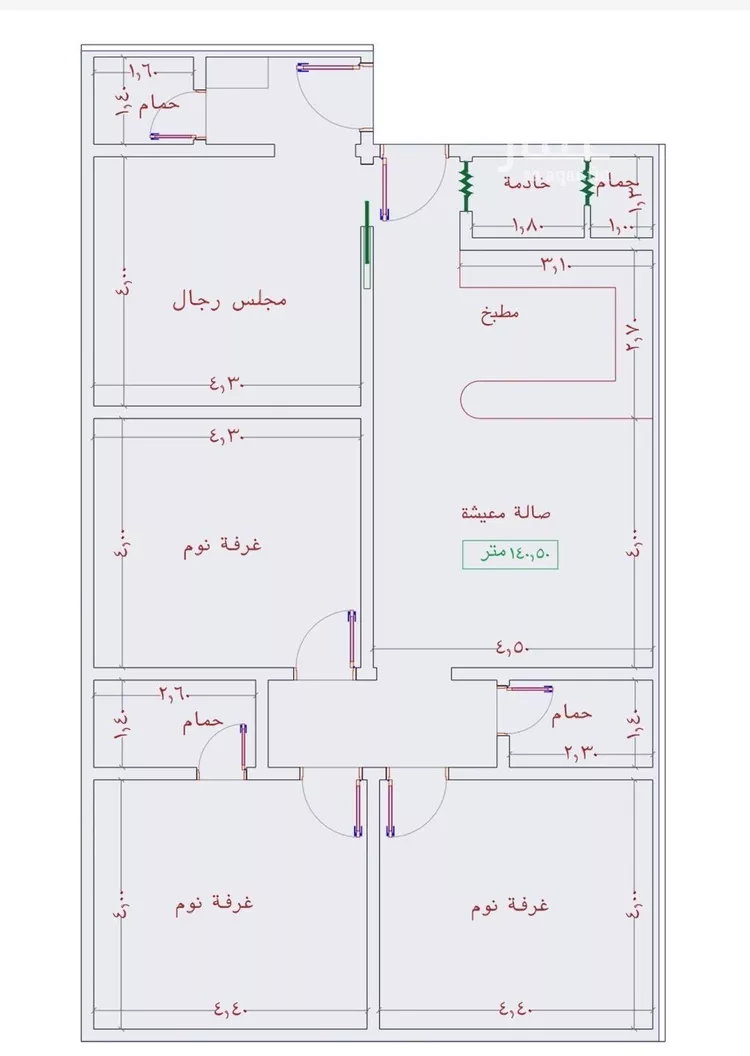 شقة للبيع في شارع عمر الخردلي, حي الجامعة, مدينة جدة, منطقة مكة المكرمة