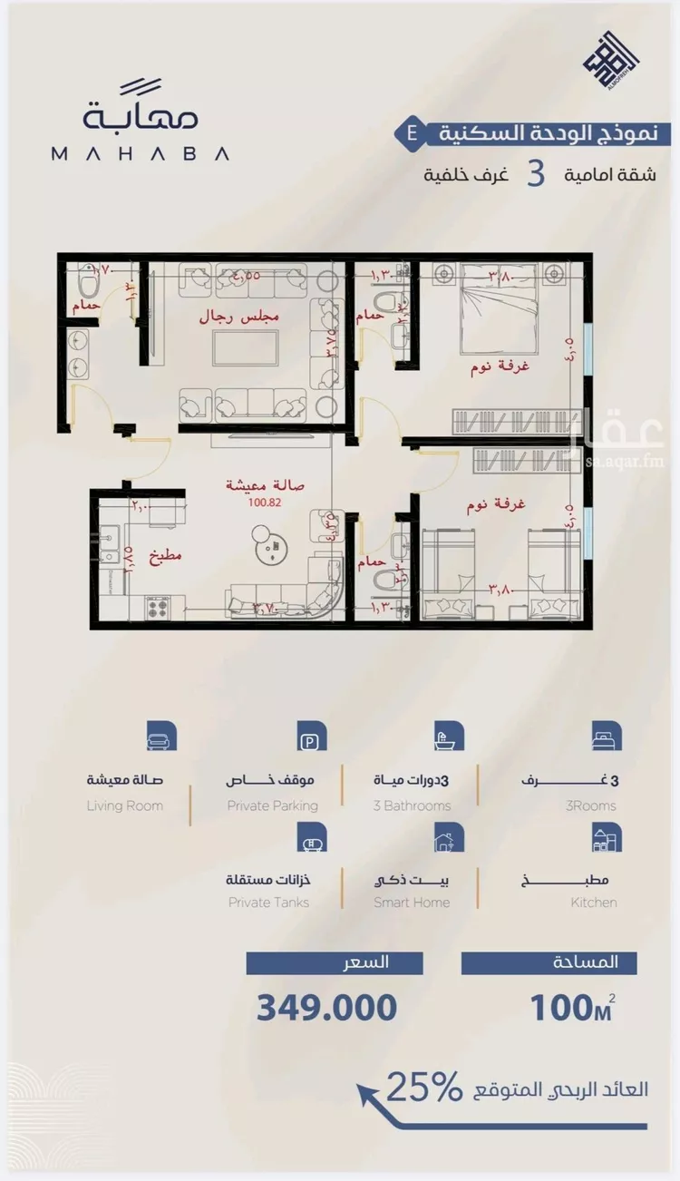 شقة للبيع في شارع برهان الدين الداراني, حي الياقوت, مدينة جدة, منطقة مكة المكرمة صورة 5