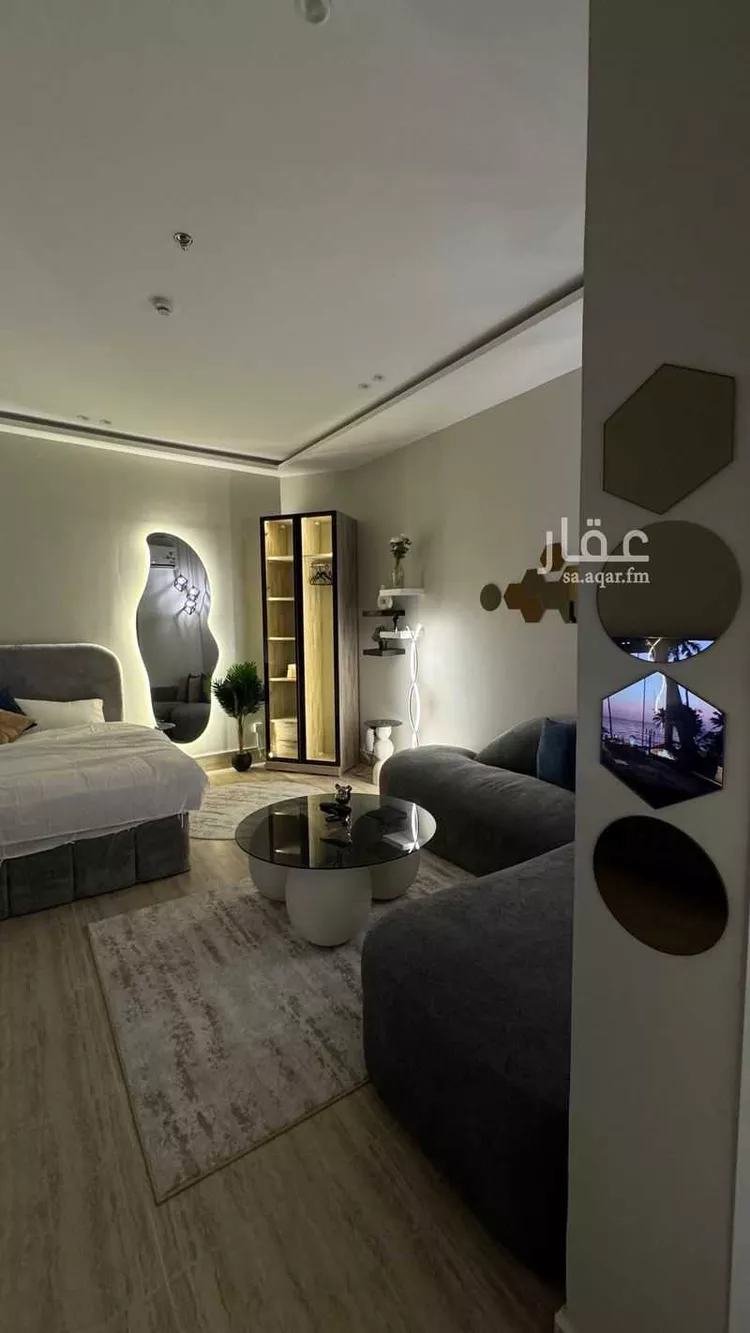 استديو مفروش للحجز في شارع ام الهوشان, الحمراء, الخبر