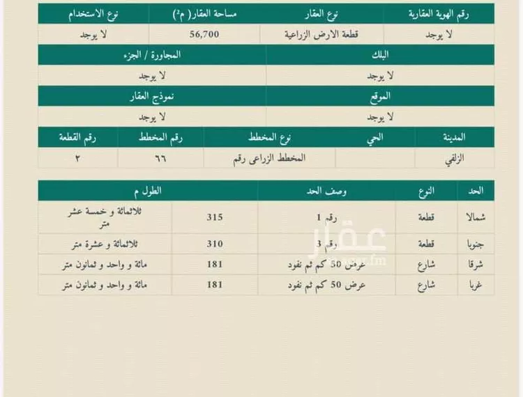أرض للبيع في شارع بدون, حي مشاريع الطواله, مدينة مشاريع الطواله, منطقة الرياض