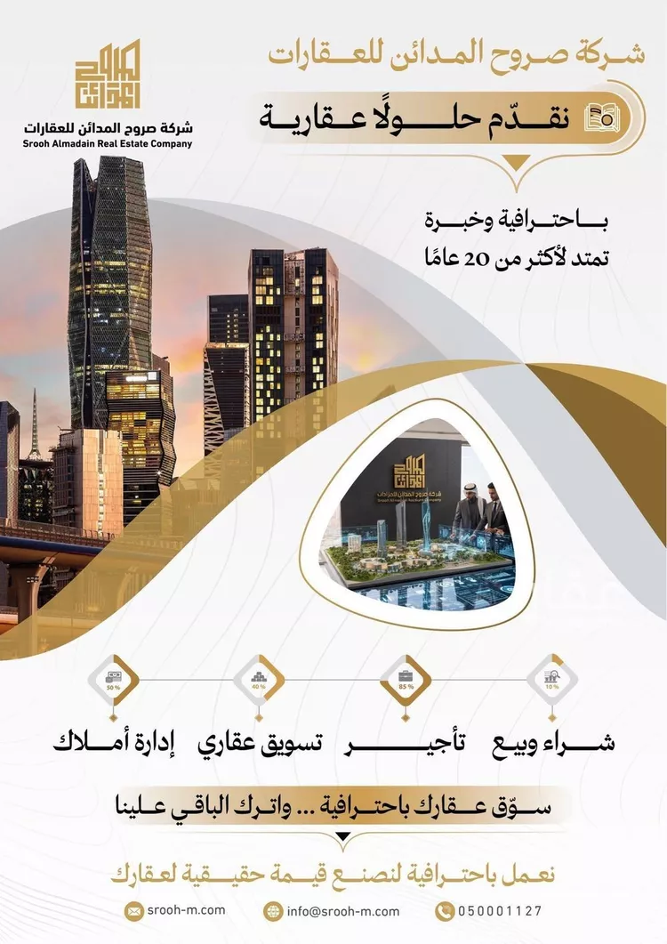 عمارة للإيجار في شارع يثرب, حي الجنادرية, مدينة الرياض, منطقة الرياض صورة 2