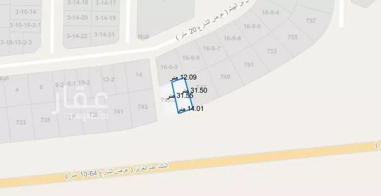 أرض للإيجار في شارع حيان بن جحدر الطائي, حي العاقول, مدينة المدينه المنوره, منطقة المدينة المنورة صورة 2