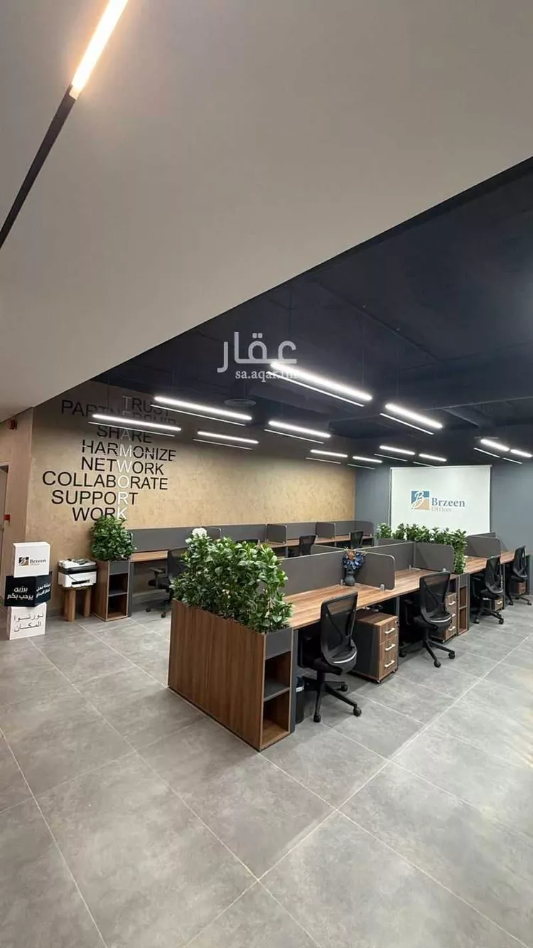 مكتب تجاري للإيجار في شارع مكة المكرمة الفرعي, حي العليا, مدينة الرياض, منطقة الرياض 21
