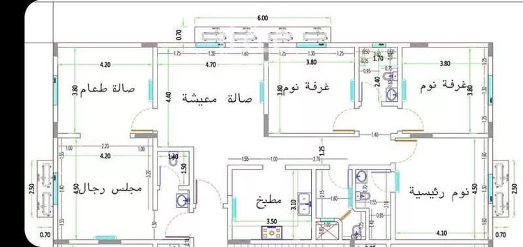 شقة للبيع في شارع شهيد الدين ثم الوطن حسن حوذان علي العداوني, حي الواحة, مدينة جدة, منطقة مكة المكرمة