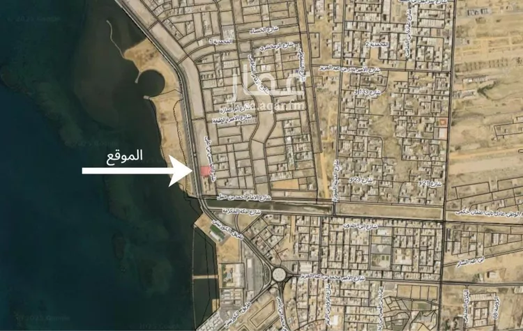 أرض للبيع في شارع الكورنيش الفرعي, حي المحمدية 1, مدينة جازان, منطقة جازان صورة 3