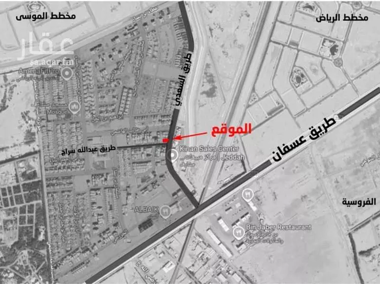 أرض للبيع في شارع الحارث ابن بدل السعدي, حي الرياض, مدينة جدة, منطقة مكة المكرمة