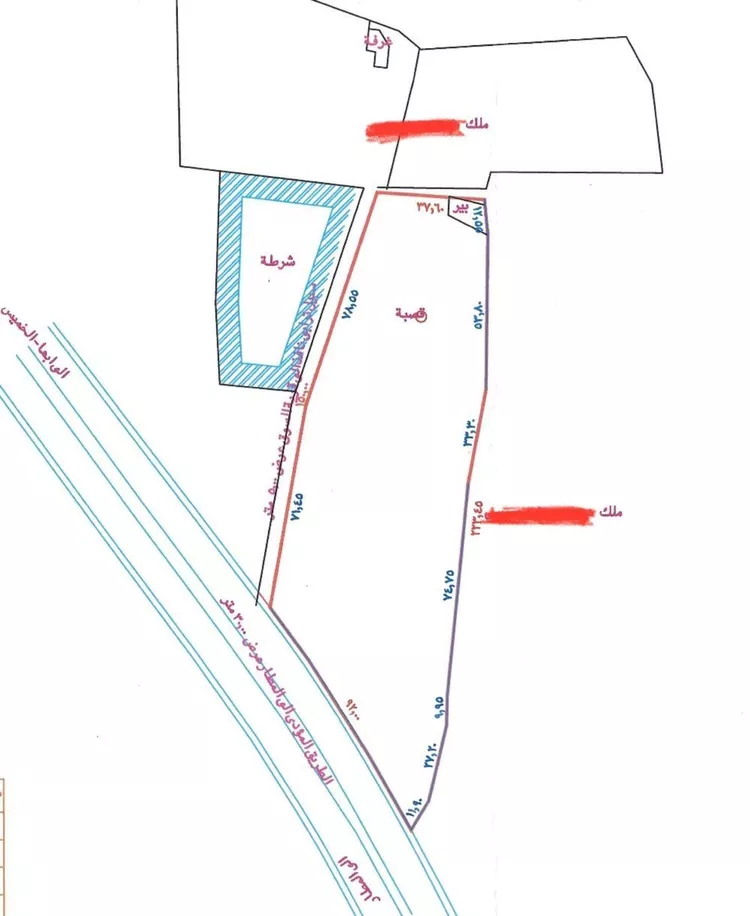أرض للبيع في شارع المطار, حي المطار, مدينة أبها, منطقة عسير صورة 2