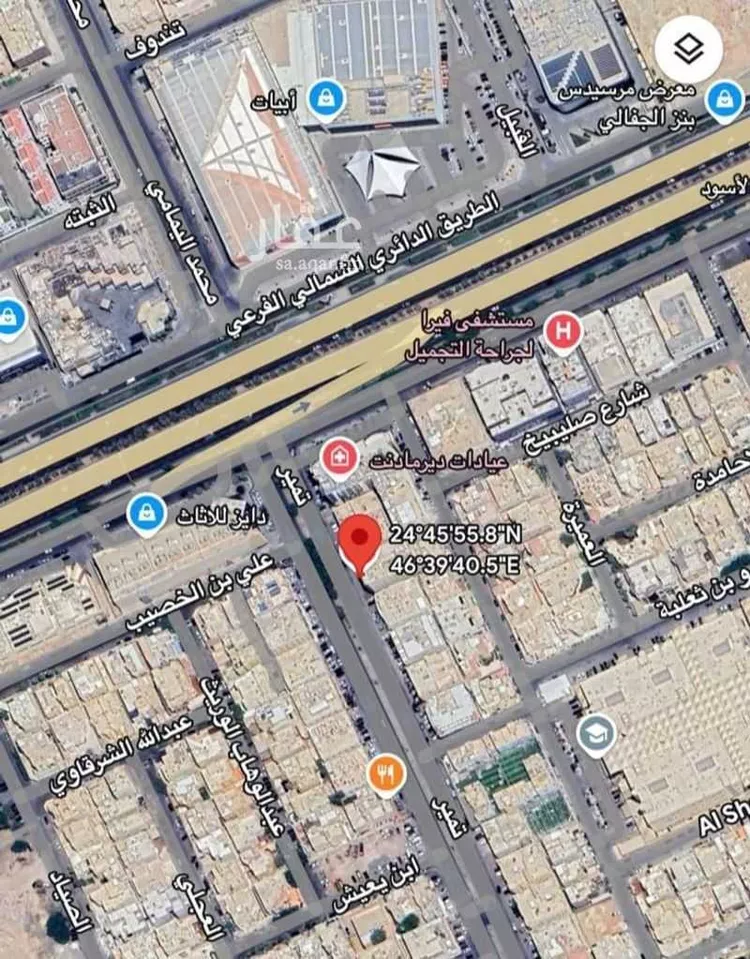 عمارة للبيع في شارع تمير, حي المروج, مدينة الرياض, منطقة الرياض صورة 2