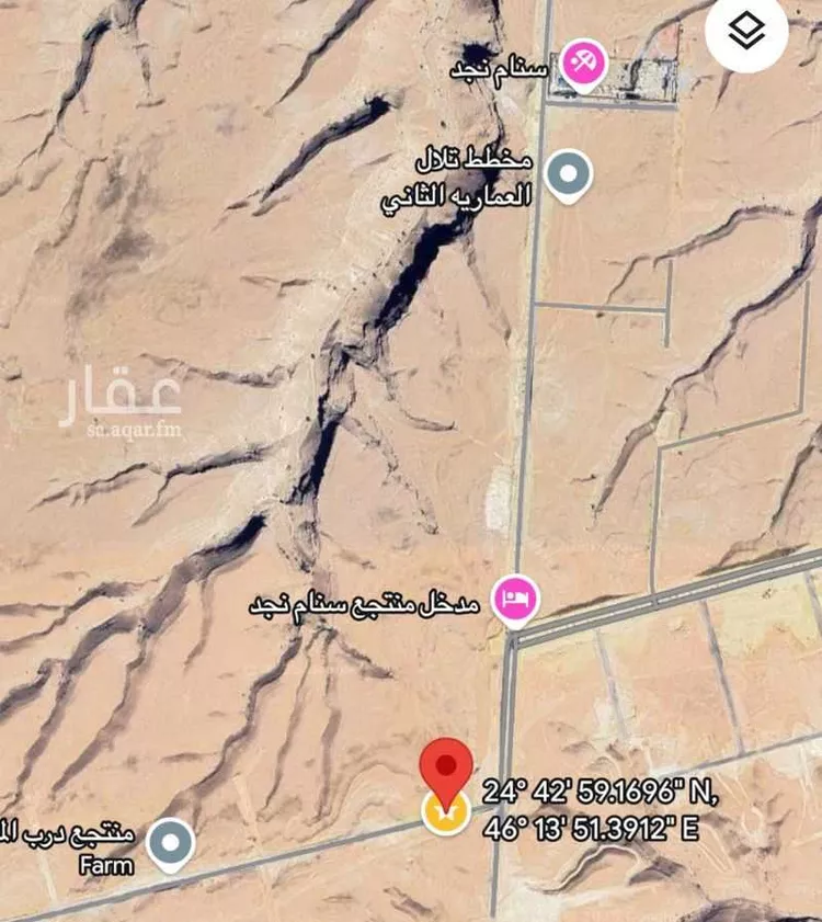 أرض للبيع في مدينة مخطط استراحات العماريه, منطقة الرياض