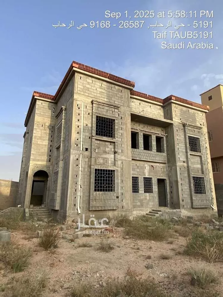 فيلا للبيع في شارع عثمان ابن اليمان, حي الرحاب, مدينة الطائف, منطقة مكة المكرمة صورة 2