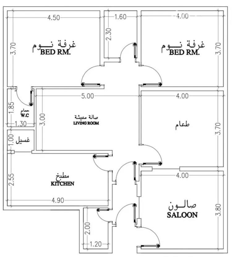 شقة للبيع في شارع قشران, حي النزهة, مدينة جدة, منطقة مكة المكرمة