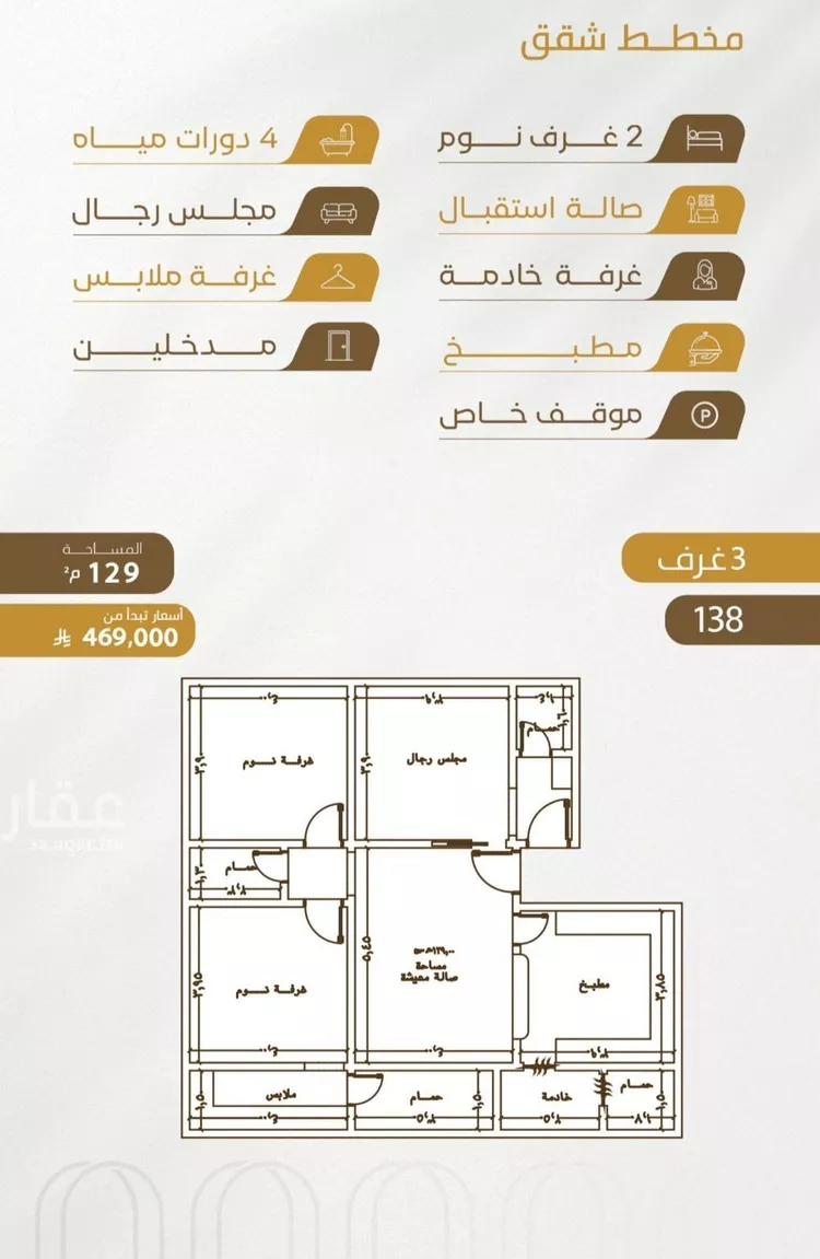 شقة للبيع في شارع سهل بن حنيف, حي الورود, مدينة جدة, منطقة مكة المكرمة صورة 4