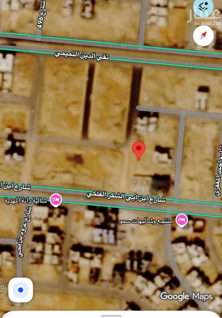 أرض للبيع في شارع إبراهيم بن أحمد البلخي, حي المهدية, مدينة الرياض, منطقة الرياض صورة 3