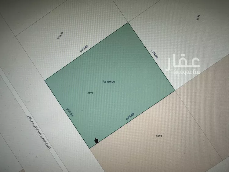 أرض للبيع في شارع إبراهيم بن أحمد البلخي, حي المهدية, مدينة الرياض, منطقة الرياض صورة 4