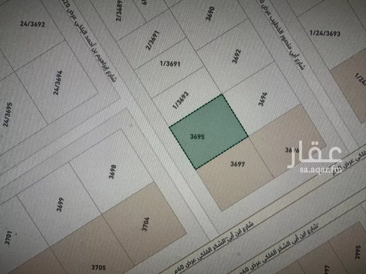أرض للبيع في شارع إبراهيم بن أحمد البلخي, حي المهدية, مدينة الرياض, منطقة الرياض 12