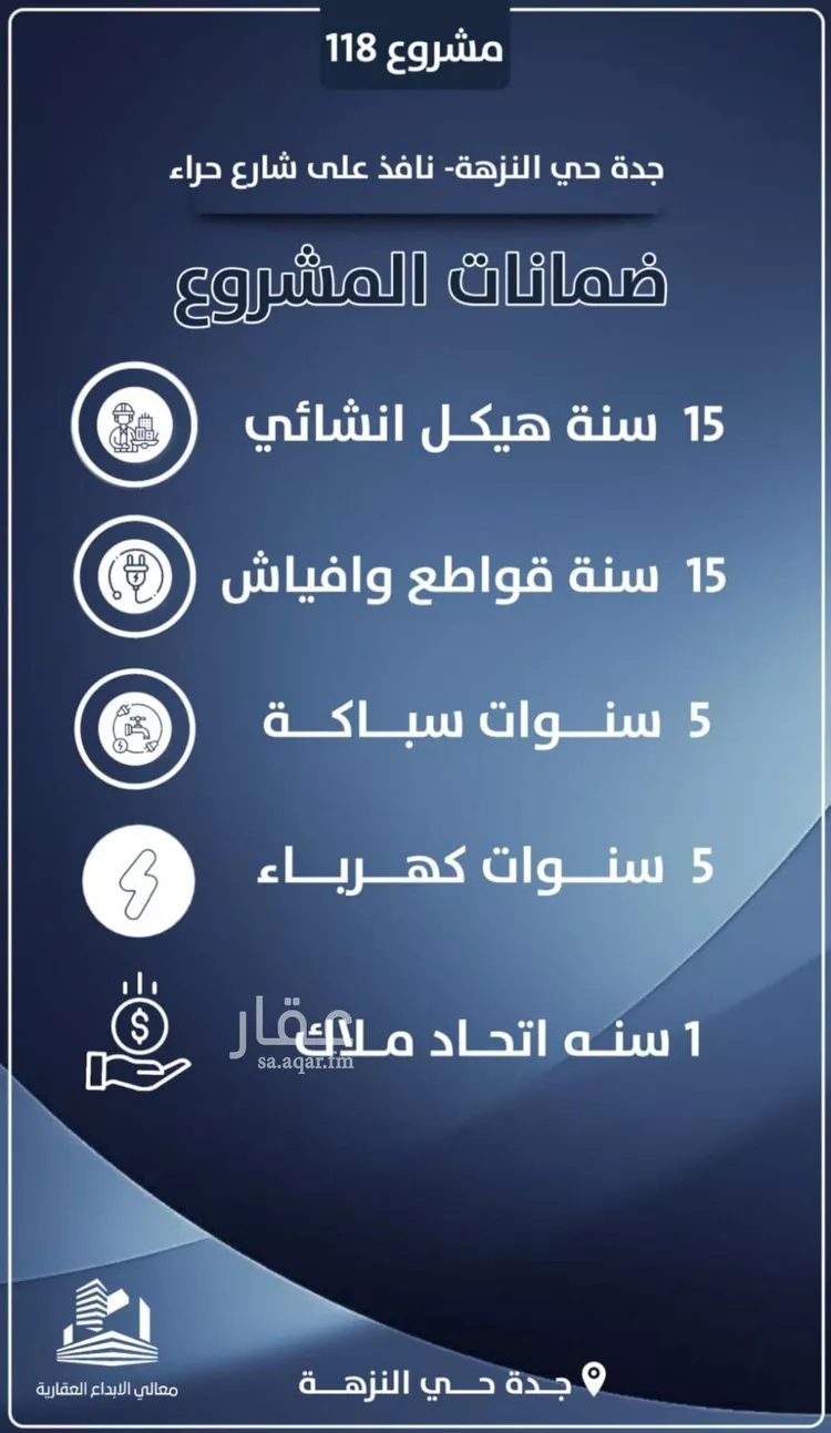 شقة للبيع في شارع احمد الرقيمي, حي النزهة, مدينة جدة, منطقة مكة المكرمة صورة 2