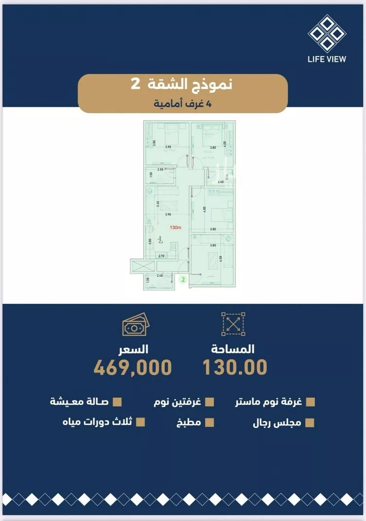 شقة للبيع في شارع الموسى , حي حكومي1, مدينة جدة, منطقة مكة المكرمة