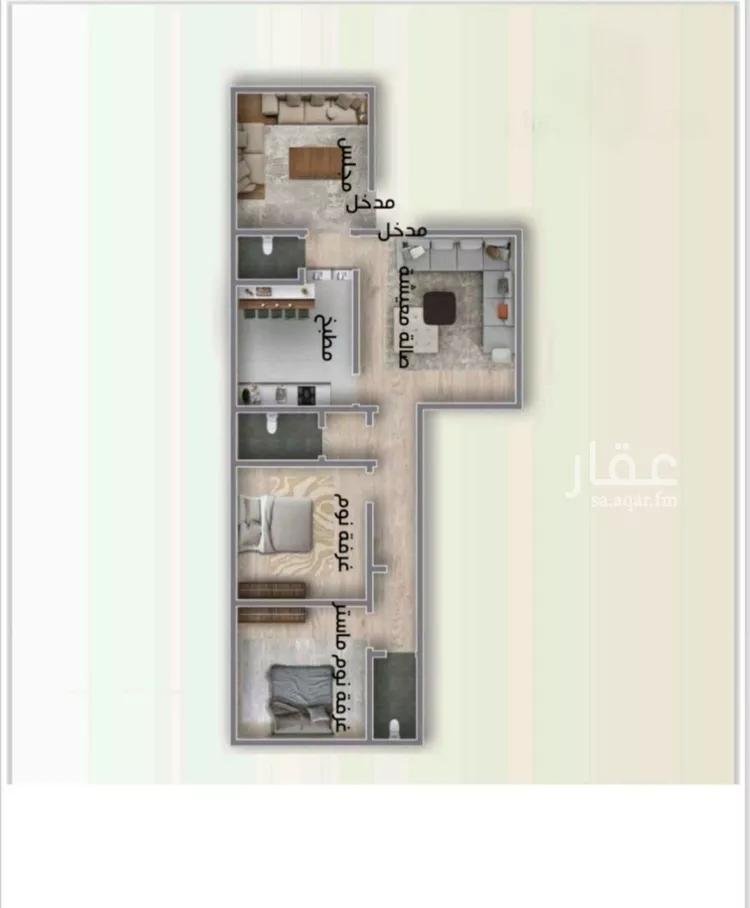 شقة للبيع في شارع العكرش, حي النزهة, مدينة جدة, منطقة مكة المكرمة